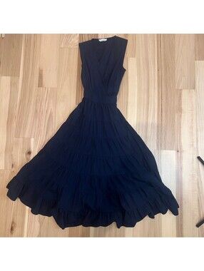 Newbury Kustom Wrap Midi Dress Woman's Sz M